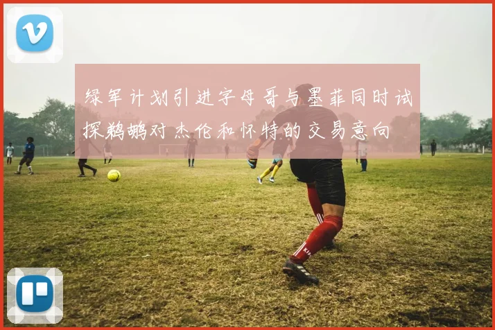 绿军计划引进字母哥与墨菲同时试探鹈鹕对杰伦和怀特的交易意向